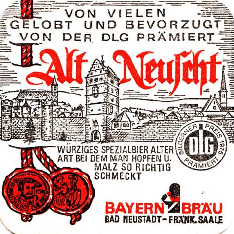 bad neustadt nes-by bayern quad 1-2a (185-r u dlg 1976-schwarzrot)